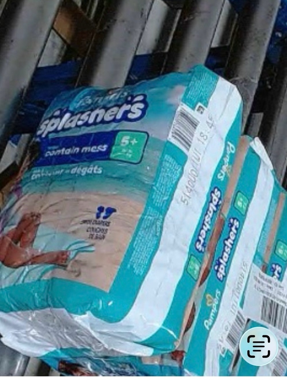 3 pkgs Pampers size 5 Splashers Swim Diapers Disposable 17 count